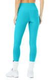 High Waist Airlift Legging- Bright Aqua