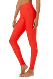 High Waist Fast Legging- Cherry