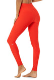 High Waist Fast Legging- Cherry