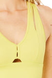 United Long Bra - Shock Yellow 