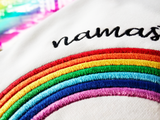Namaste in Istanbul Rainbow - Unisex Sweatshirt Beyaz