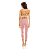 7/8 Eco Legging Pink Cheetah/  Desenli Yoga Tayt