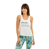 Boss Lady Tank White