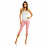 Capri Eco Legging Laguna Chaxa /  Kısa Kapri Boy Desenli Yoga Tayt
