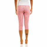 Capri Eco Legging Laguna Chaxa /  Kısa Kapri Boy Desenli Yoga Tayt