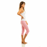 Capri Eco Legging Laguna Chaxa /  Kısa Kapri Boy Desenli Yoga Tayt