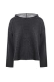 Double-Sided Hoodie I Grey (ECOVERO™) - Gri