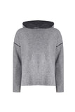 Double-Sided Hoodie I Grey (ECOVERO™) - Gri
