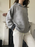 Double-Sided Hoodie I Grey (ECOVERO™) - Gri