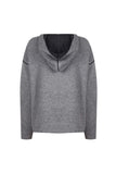 Double-Sided Hoodie I Grey (ECOVERO™) - Gri