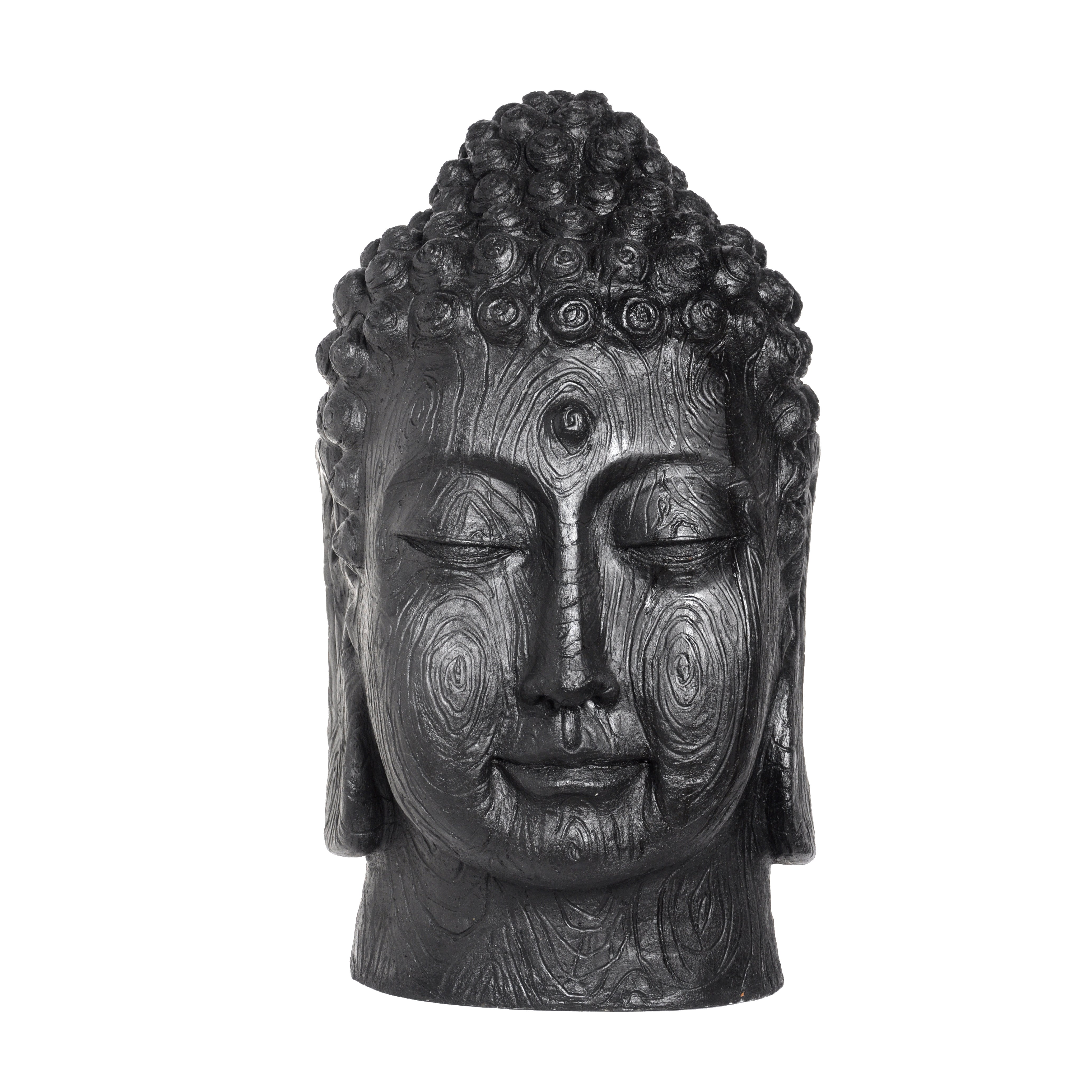 Buddha Heykel - Siyah