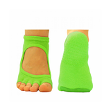 Pilates ve Yoga Çorabı Deri Pedli Yeşil