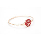 Mineli Bilezik - Aum (Bütünleşme) Enamel Bracelet - Aum (Unity)