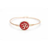 Mineli Bilezik - Aum (Bütünleşme) Enamel Bracelet - Aum (Unity)