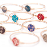 Mineli Bilezik - Aum (Bütünleşme) Enamel Bracelet - Aum (Unity)