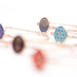 Mineli Bilezik - Sielulintu (Ruh Koruyucusu)  Enamel Bracelet - Sielulintu (Soul Protection)