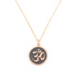 Mineli Kolye - Aum (Bütünleşme) Enamel Necklace - Aum (Unity)