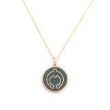 Mineli Kolye - Naja (Şans)          Enamel Necklace - Naja (Luck)