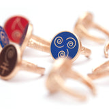 Mineli Yüzük - Hava (Yaratıcılık) Enamel Ring - Air (Creativity)