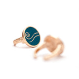 Mineli Yüzük - Su (Empati)        Enamel Ring - Water (Empathy)