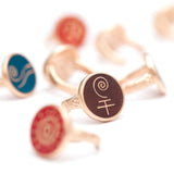 Mineli Yüzük - Toprak (Düzen)  Enamel Ring - Earth (Order)