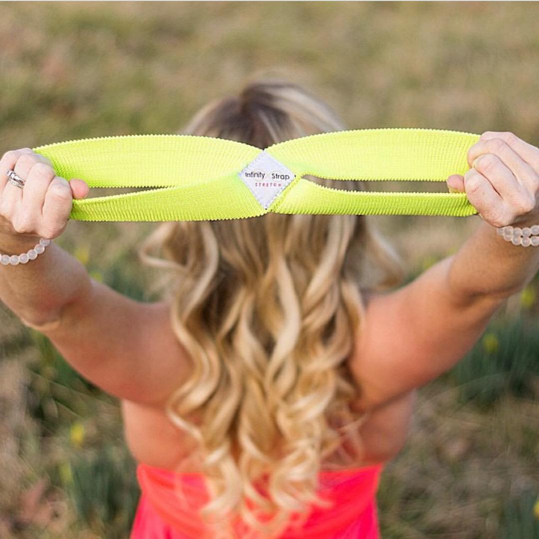 Infinity Strap Stretch - Yoga & Physical Therapy Strap, No Buckle, High Resistance Hybrid Material