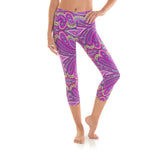 Capri Eco Legging Seoul /  Kısa Kapri Boy Desenli Yoga Tayt