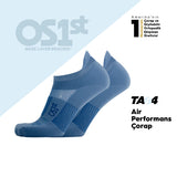 OS1st Unisex Günlük kullanım Spor Çorap / Mavi