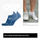 OS1st Unisex Günlük kullanım Spor Çorap / Beyaz